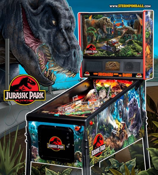 Jurassic Park Home Edition Pinball Machine Rental